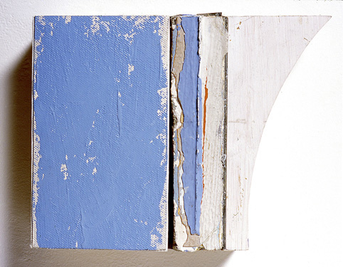 White Plaster with Blue